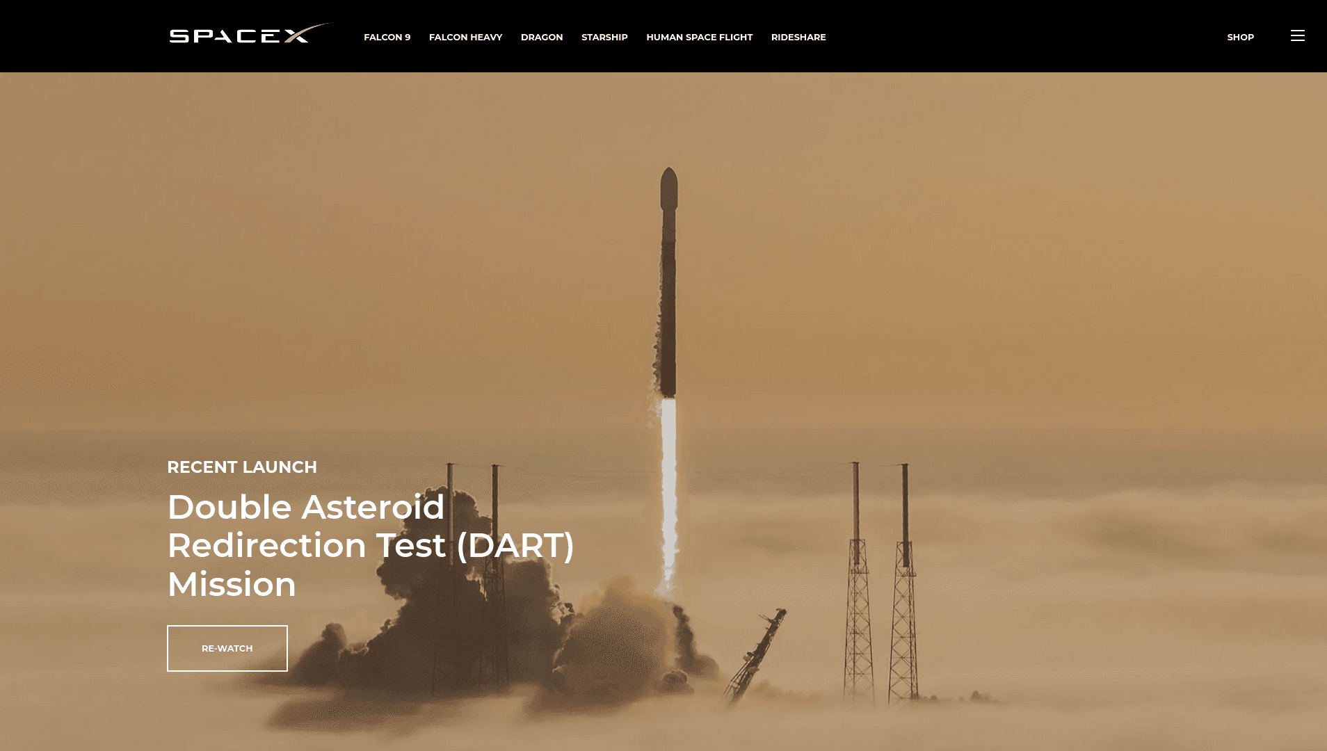 SpaceX Landing Page Clone screenshot 3