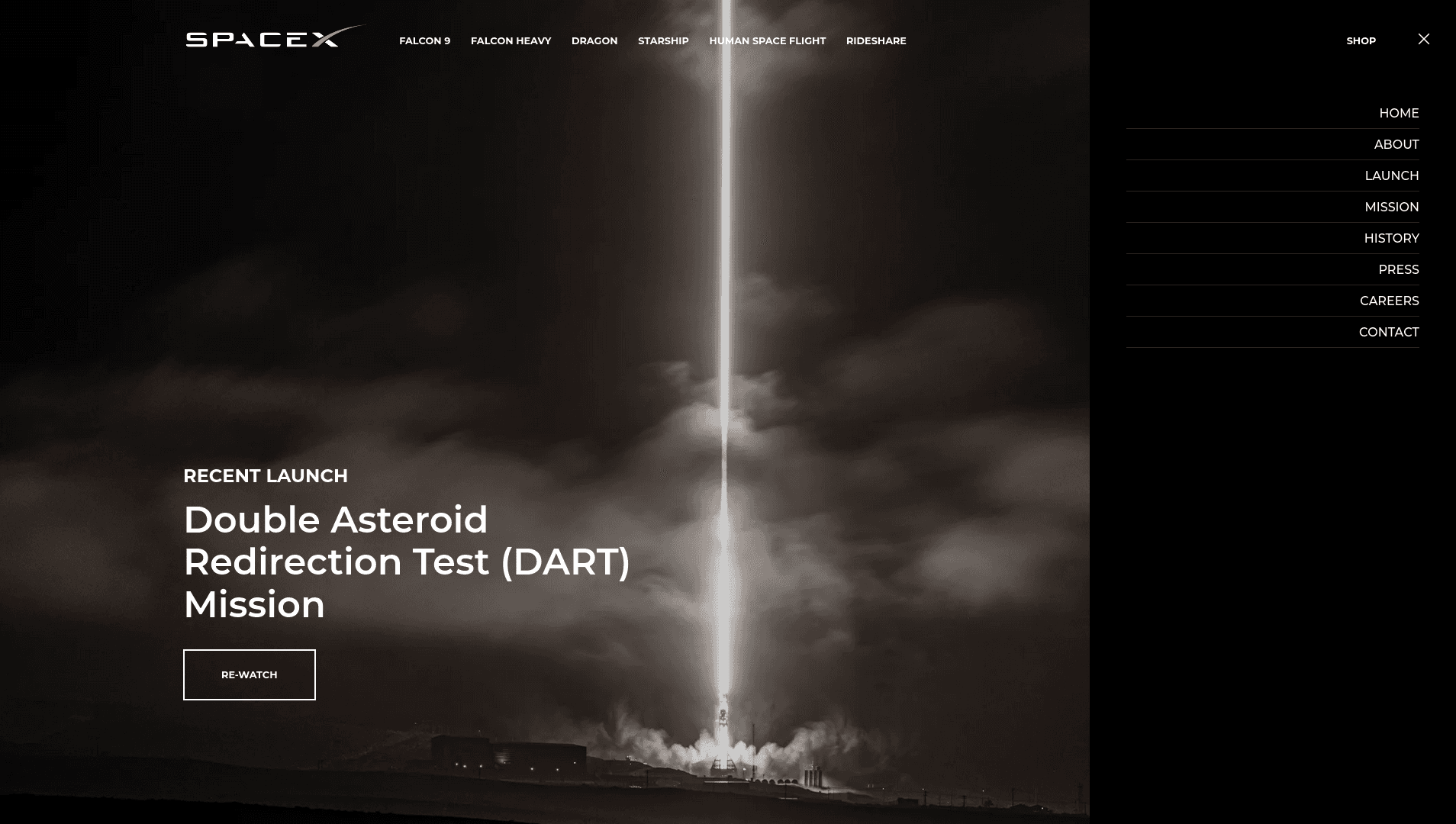 SpaceX Landing Page Clone screenshot 5